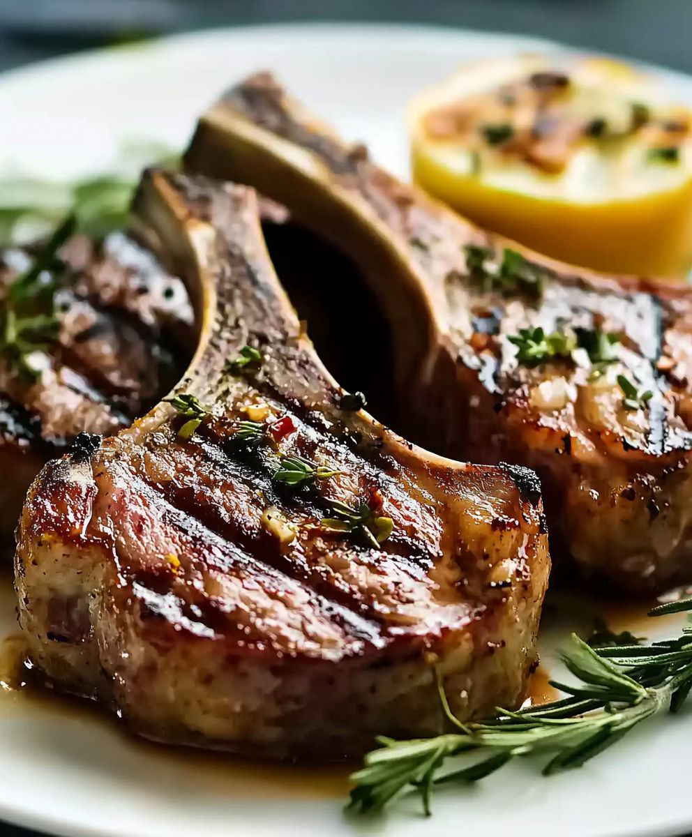 Gegrillte Lammkoteletts zubereiten