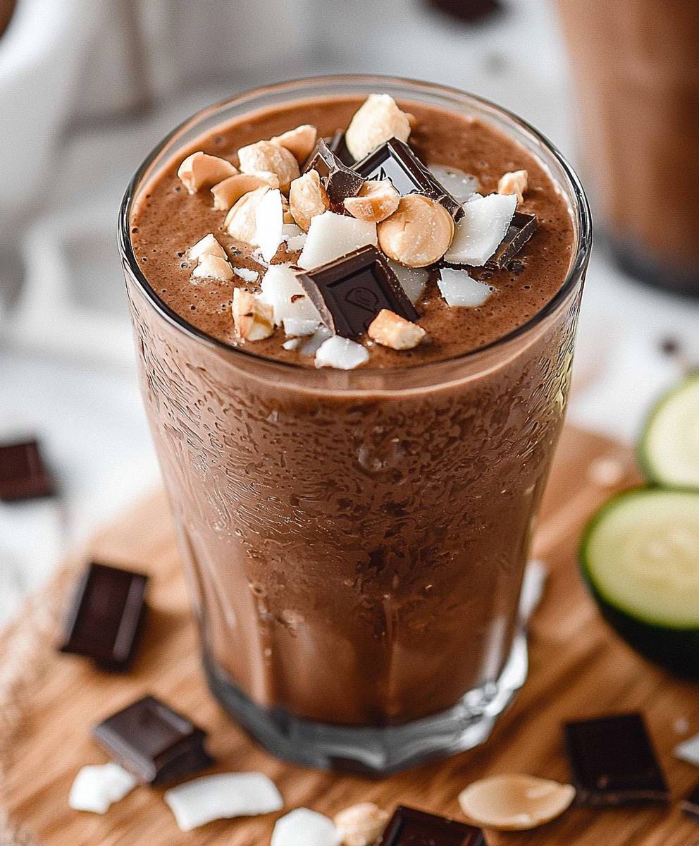 Kokos Schoko Zucchini Smoothie