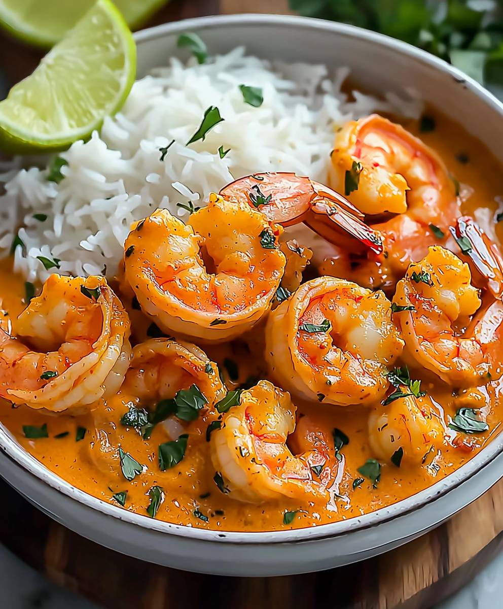 Garnelen-Curry zubereiten