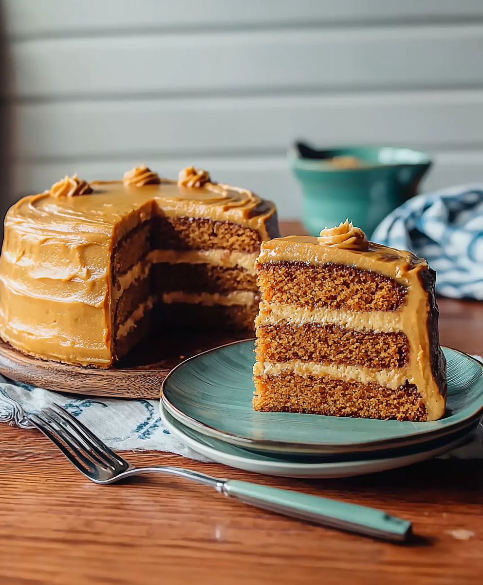 Karamellkuchen backen