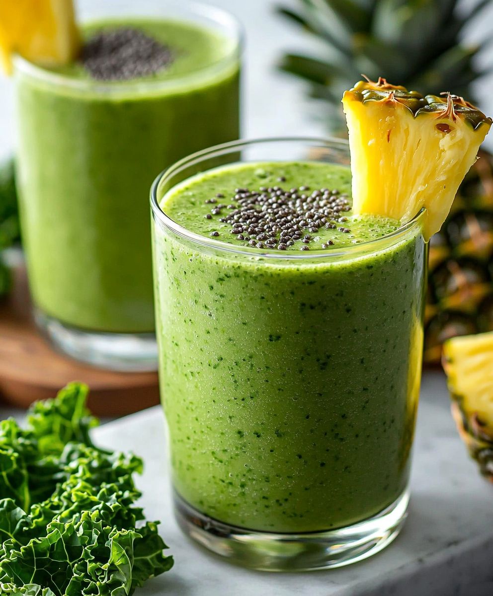 Ananas Grünkohl Smoothie
