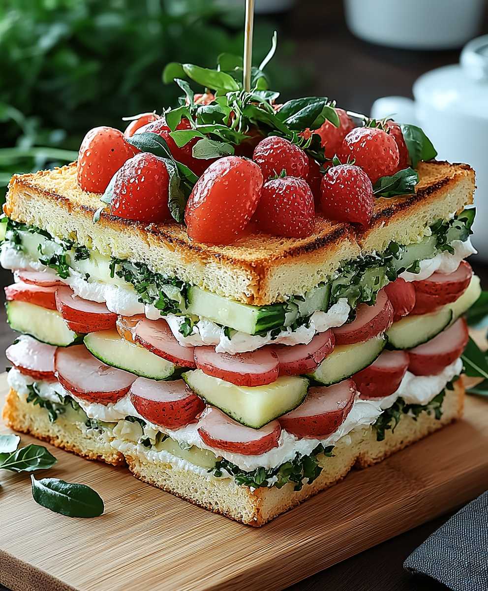 Sandwichkuchen Toast selber machen