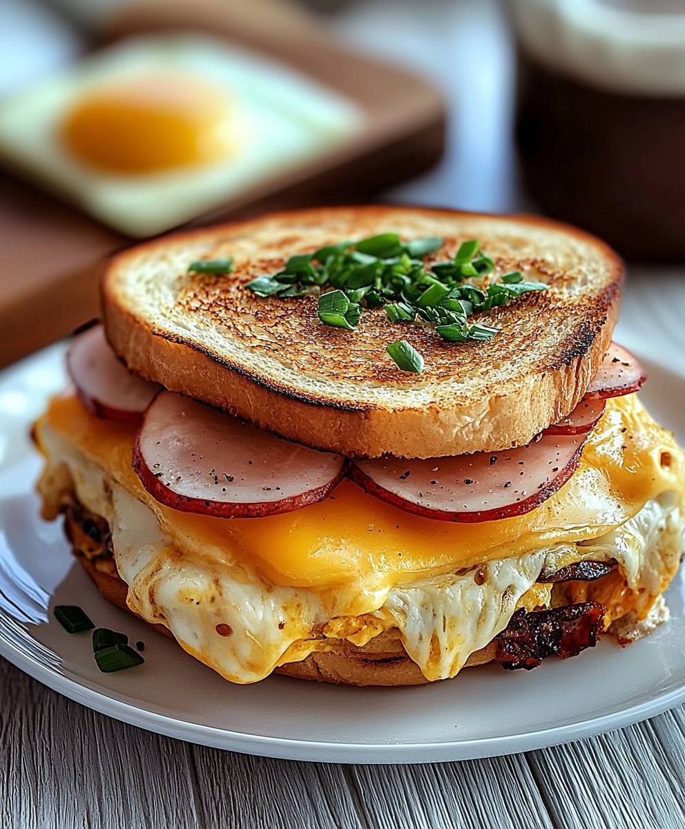 Croque Madame Sandwich