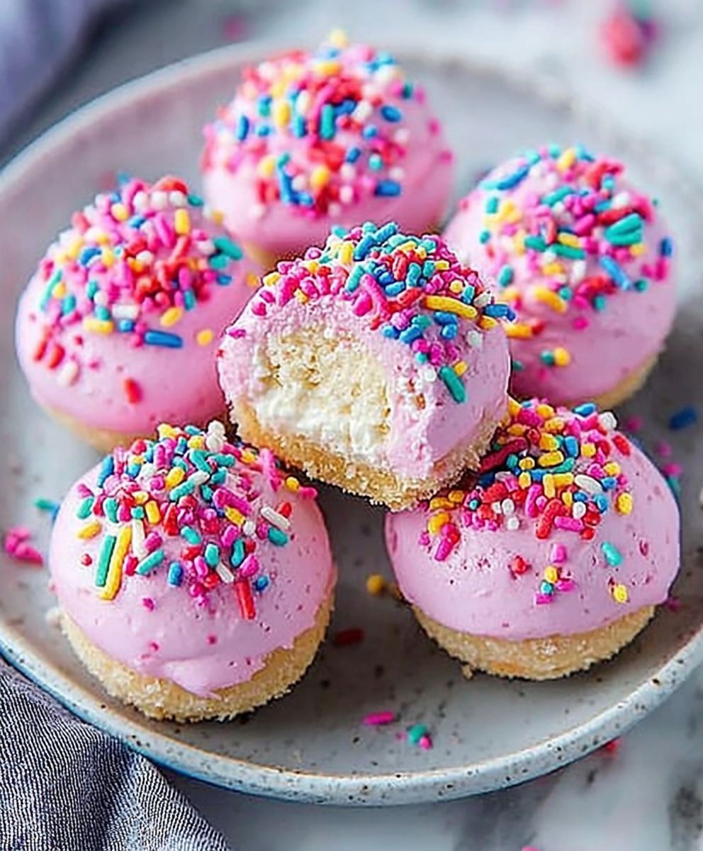Einhorn Käsekuchen Häppchen