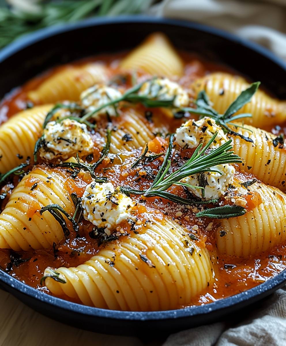Gefüllte Conchiglioni Ricotta Bimi