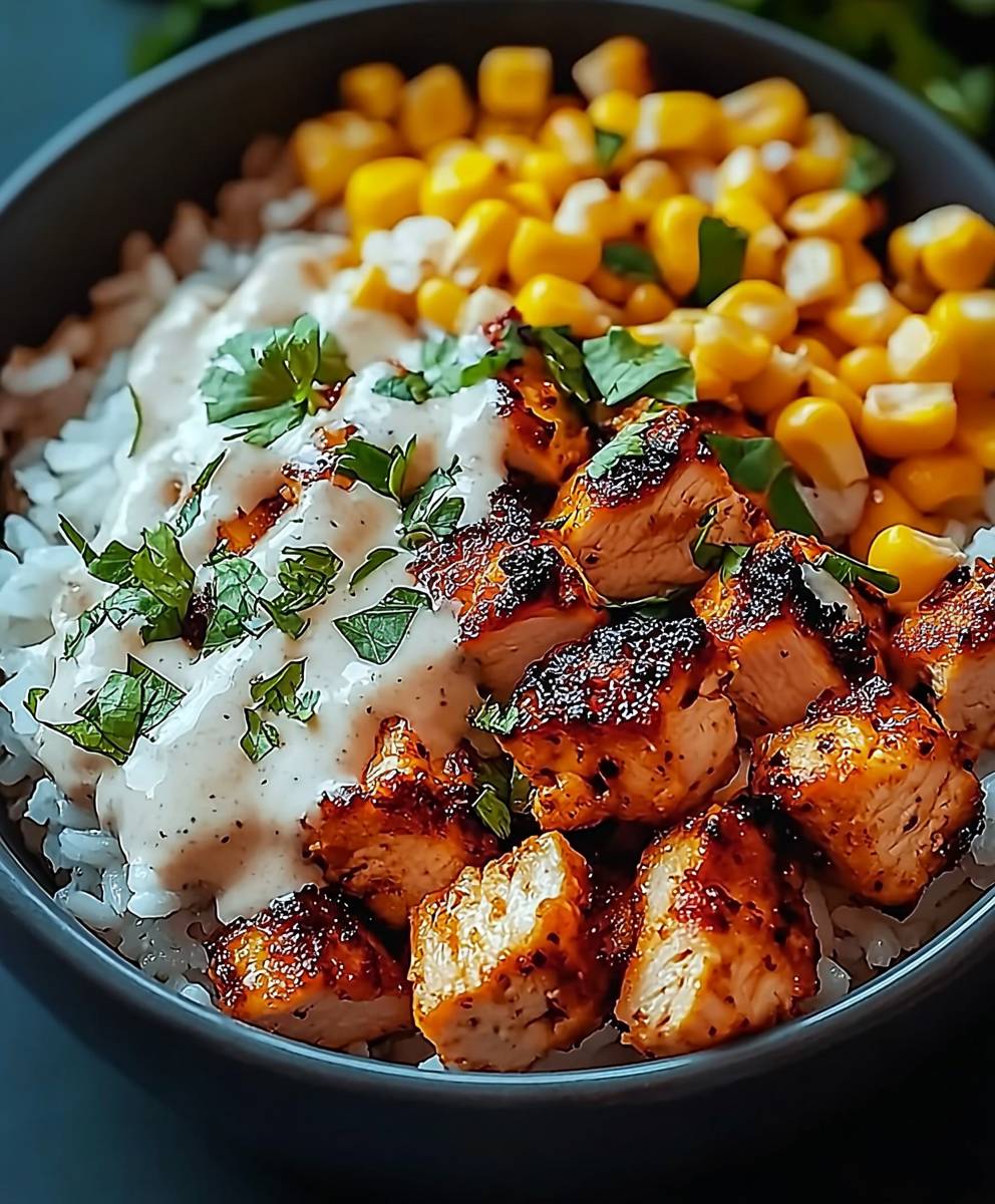 Street Corn Hähnchen Bowl