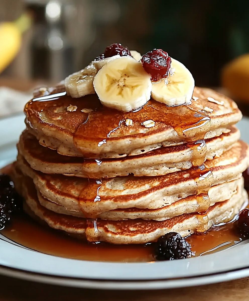 Bananen Hafer Pfannkuchen