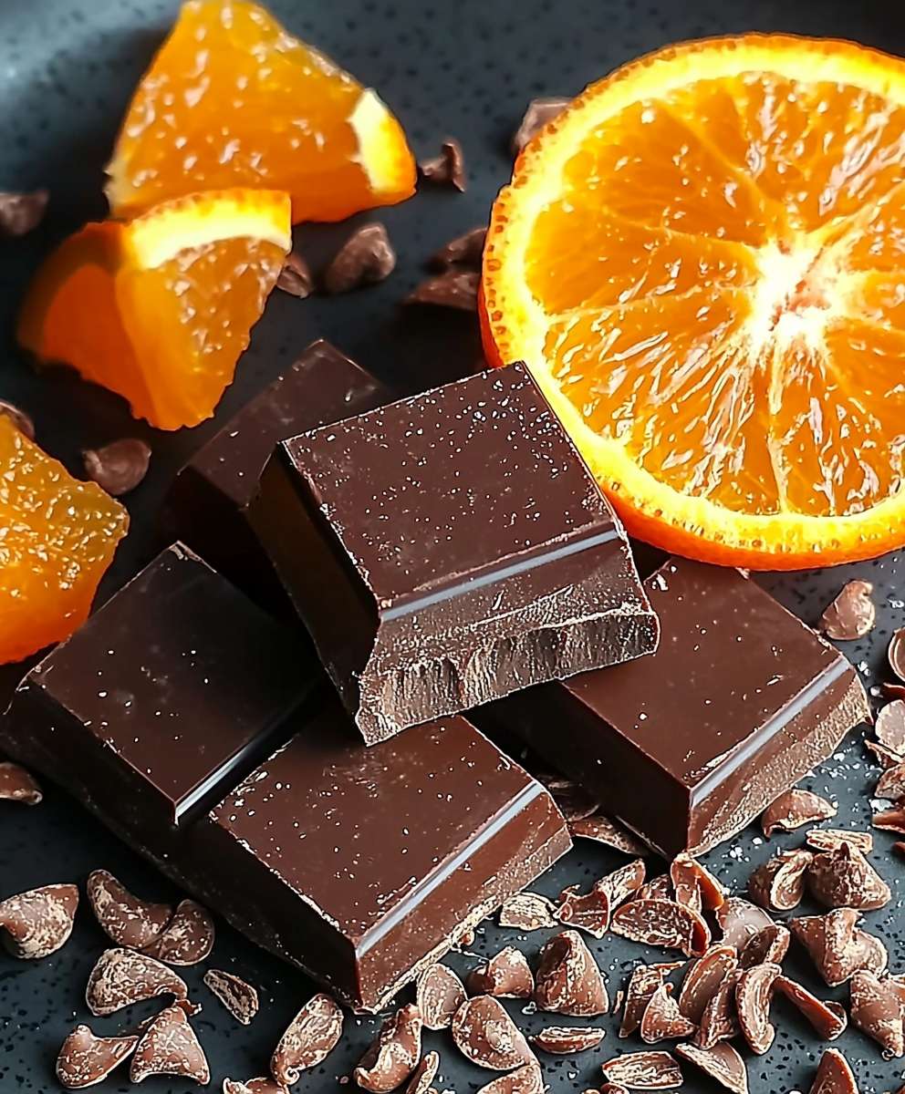 Orange Zartbitterschokolade selber machen