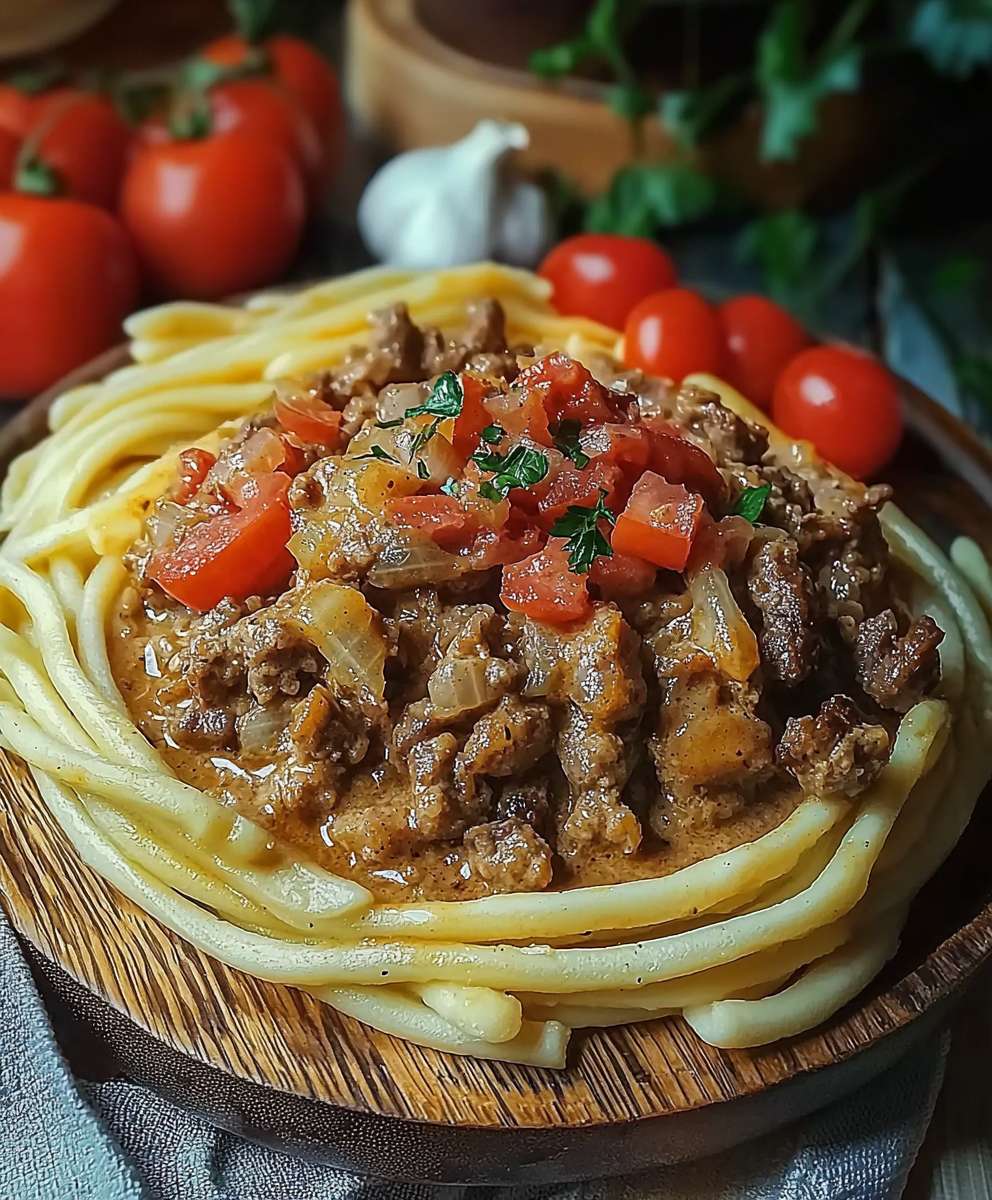 Gyros Pfanne mit Soße