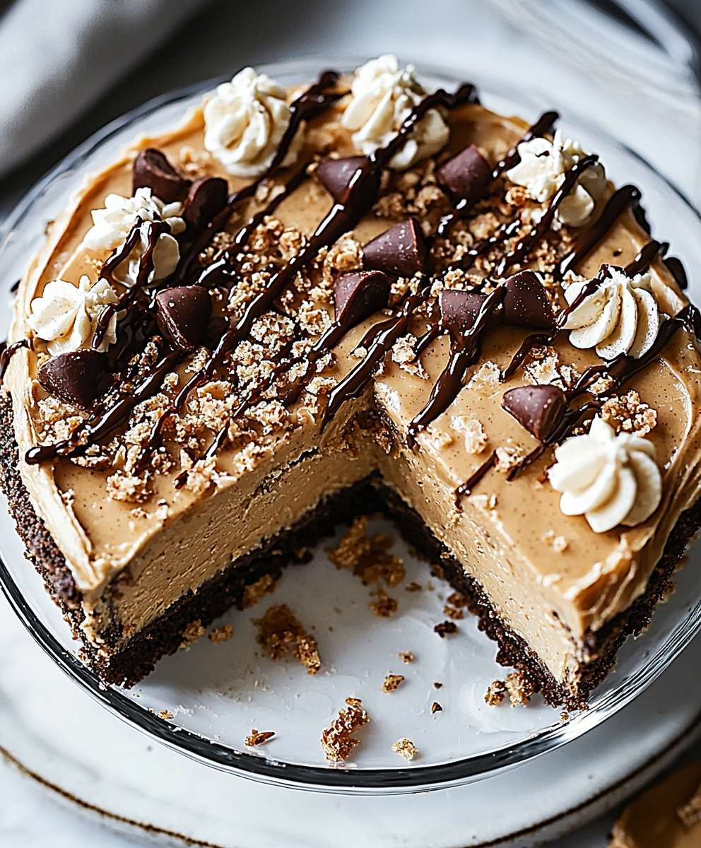 Erdnussbuttertorte backen