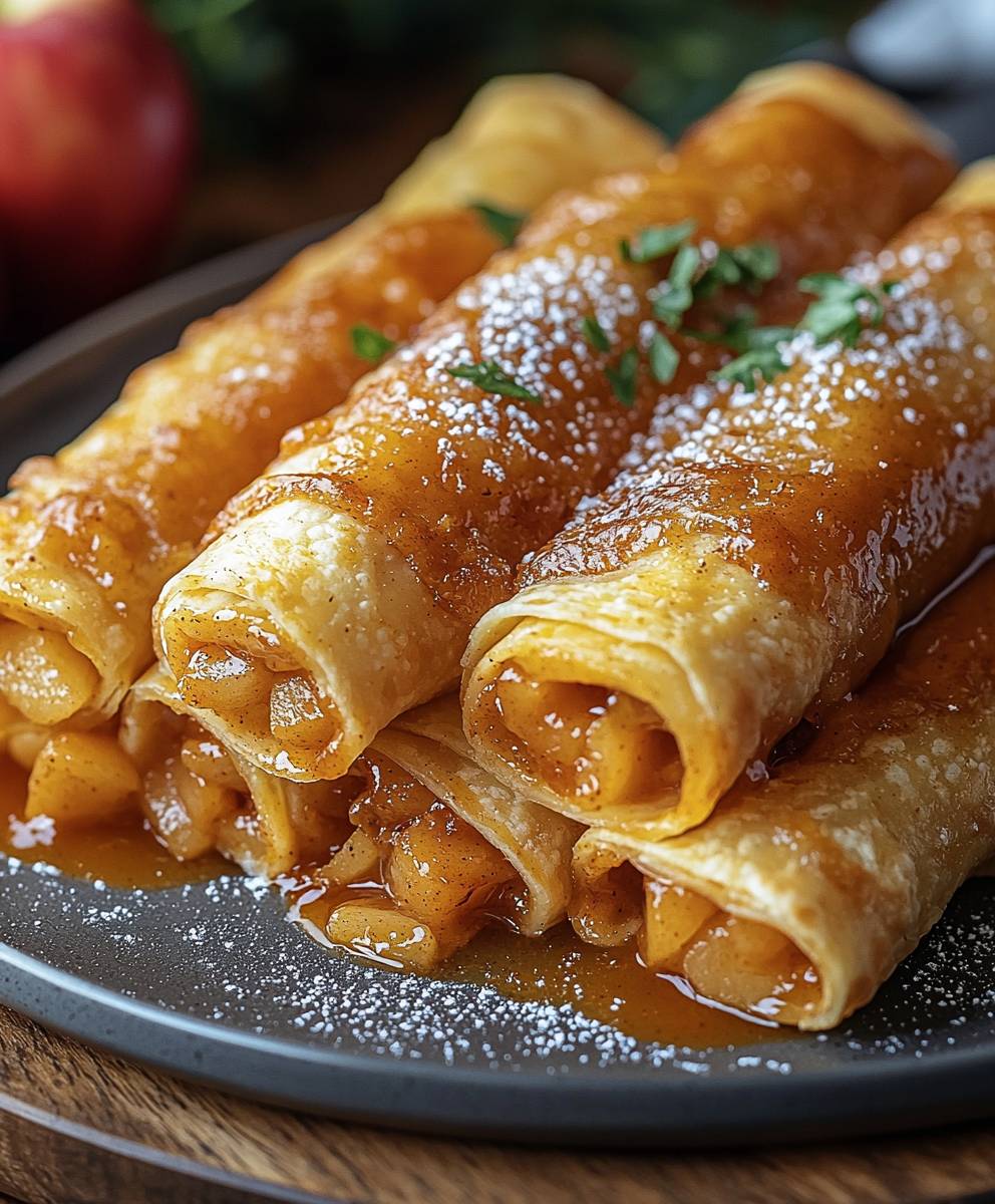 Apfelkuchen Taquitos Air Fryer