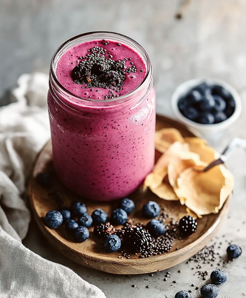Rote Früchte Chai Smoothie