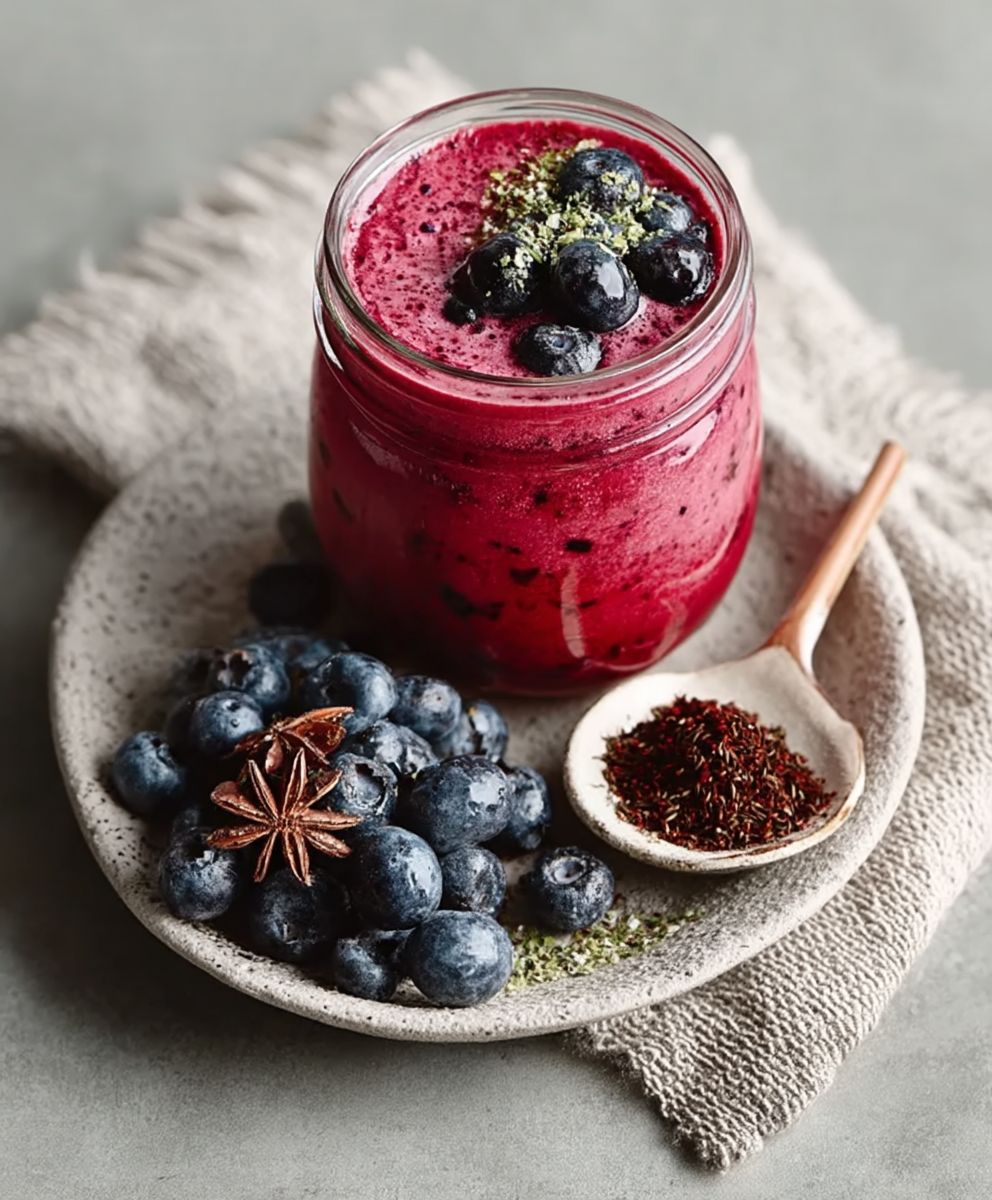Rote Früchte Chai Smoothie