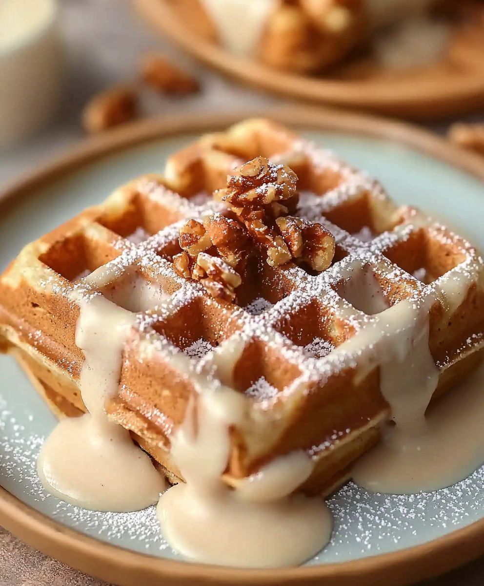 Karottenkuchen Waffeln backen