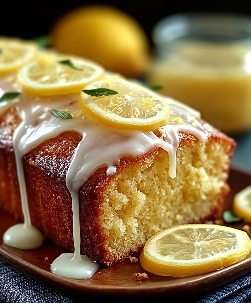 Zitronenglasurkuchen backen
