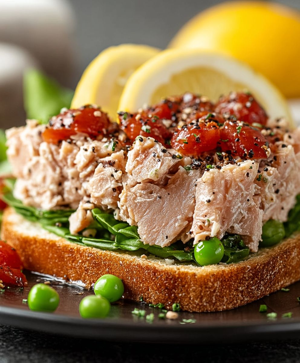 Zitronenpfeffer Thunfisch einfach