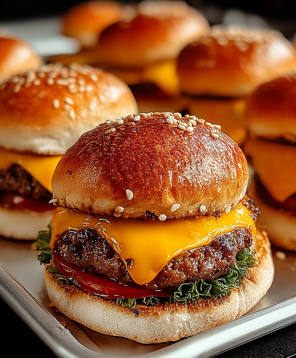 Cheeseburger Sliders selber machen