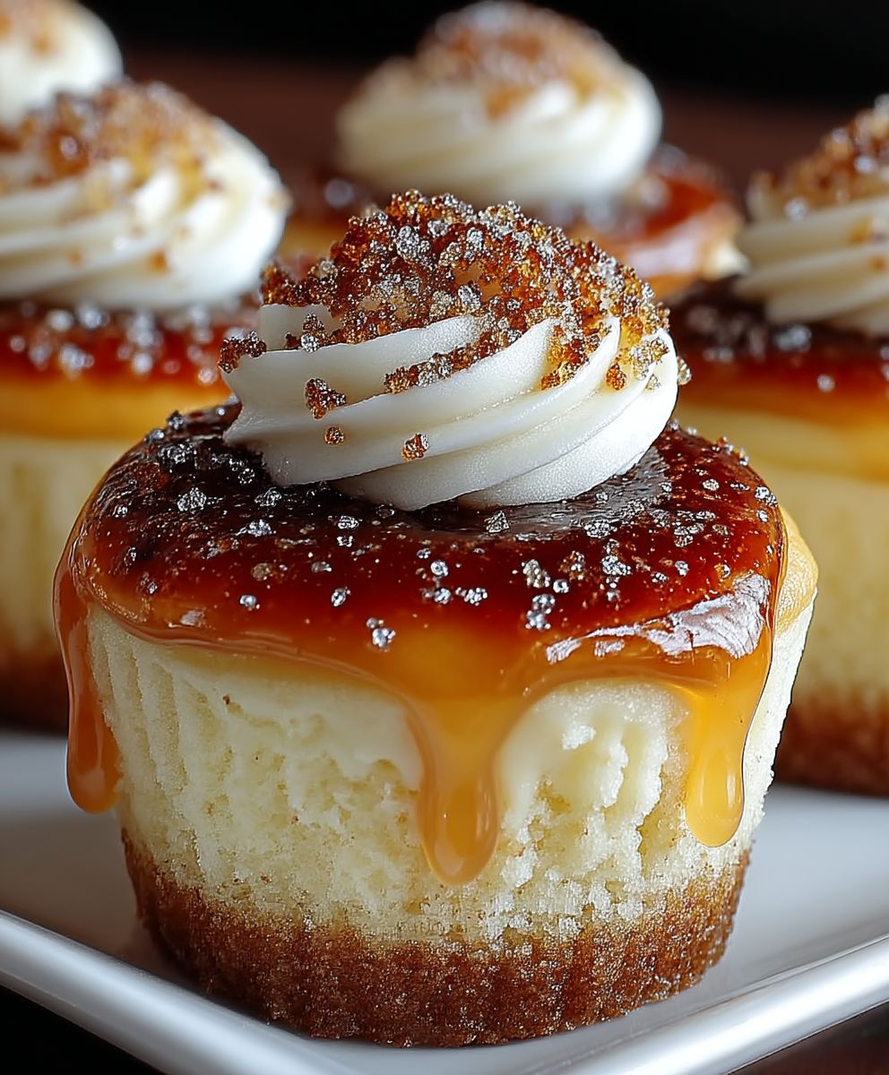 Vanille Creme Brulee Cupcakes
