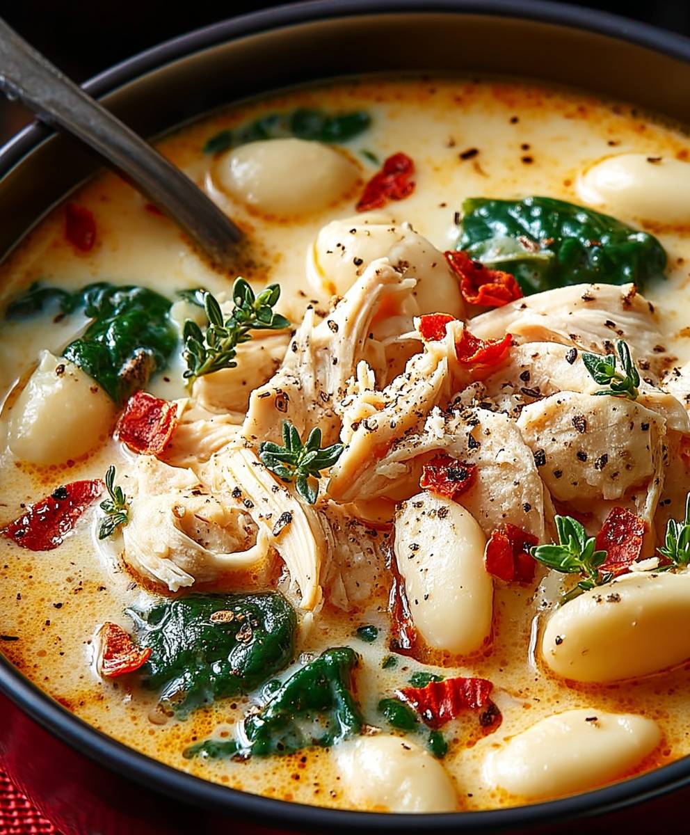 Hühnercremesuppe einfach zubereiten