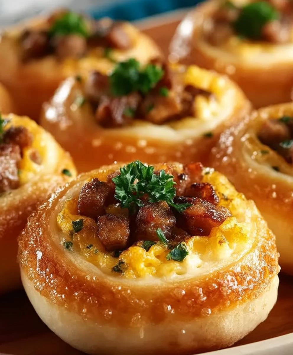Pikante Frühstücksbrötchen
