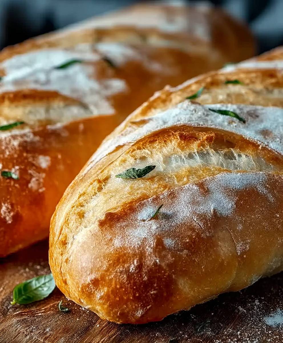 Italienisches Krustenbrot backen