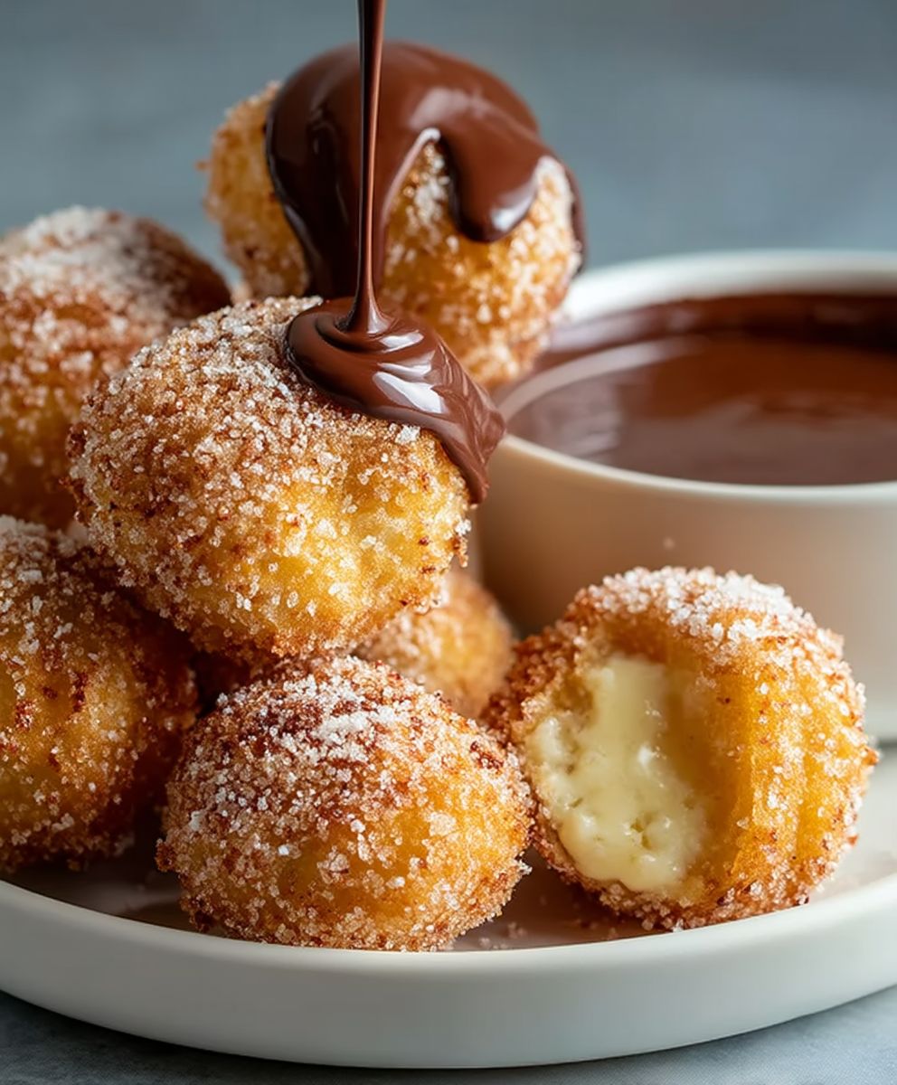 Churros mit Schokoladensauce