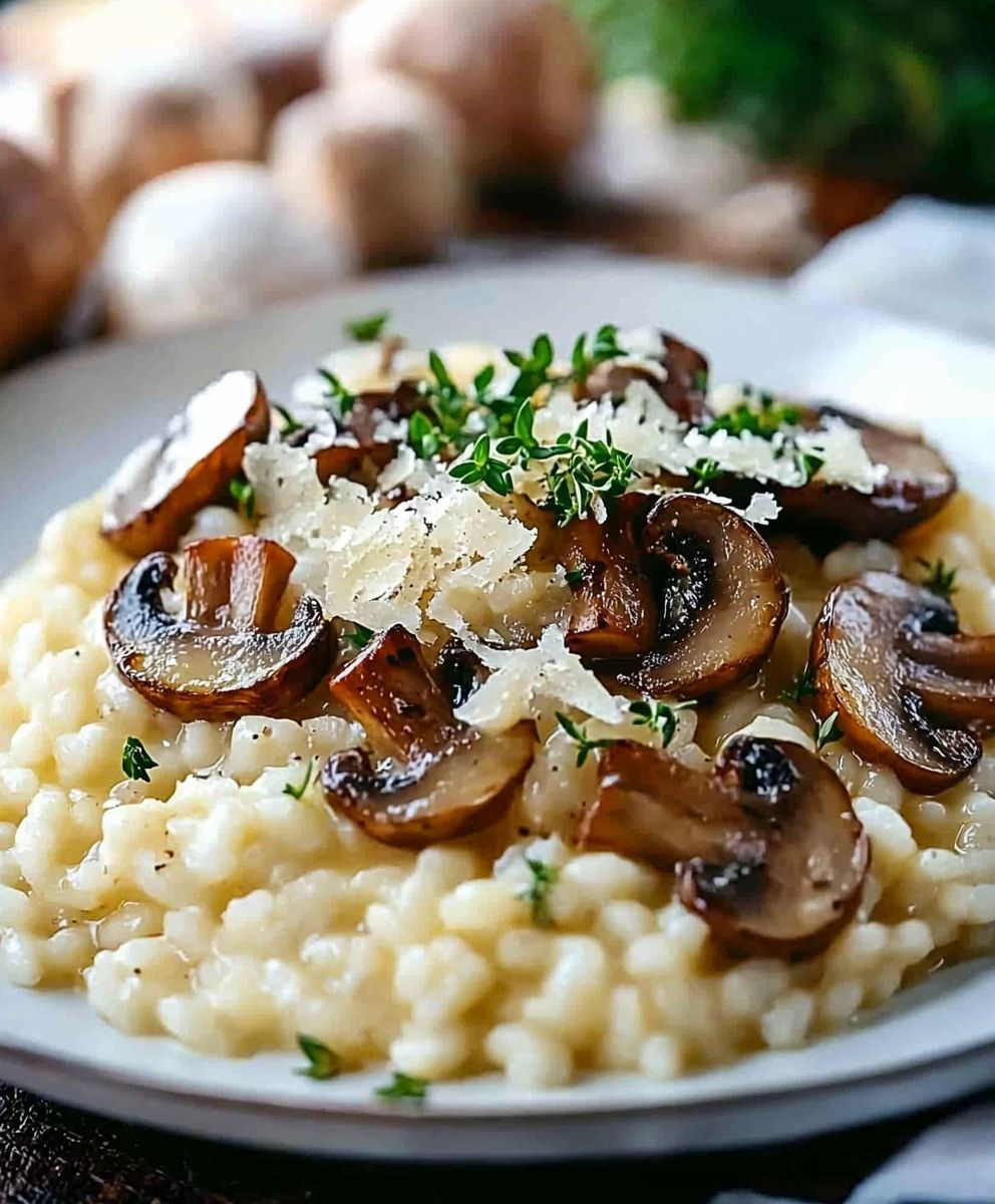 Pilzrisotto alkoholfrei kochen