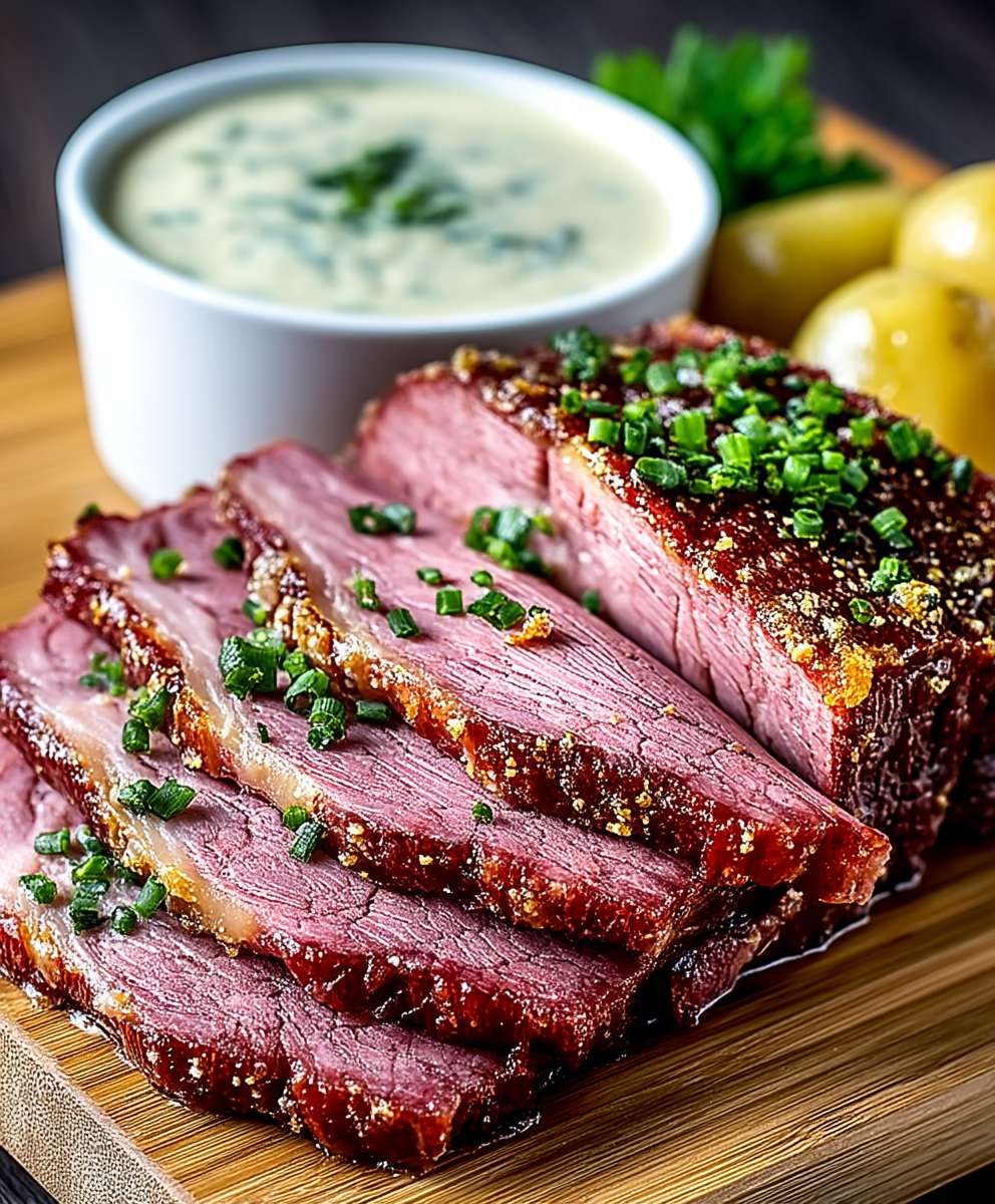 Corned Beef Meerrettich Sauce