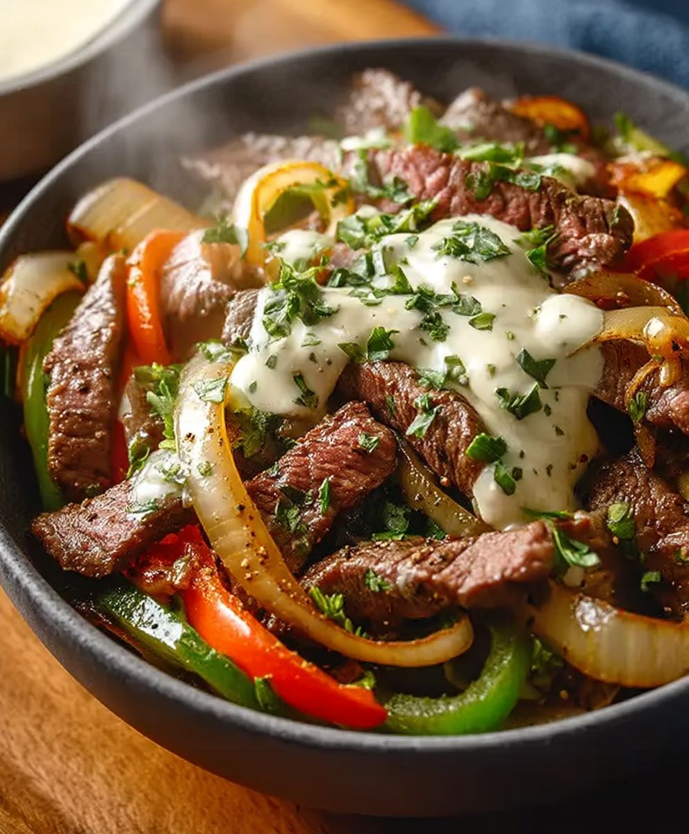 Philadelphia Käsesteak Schüssel