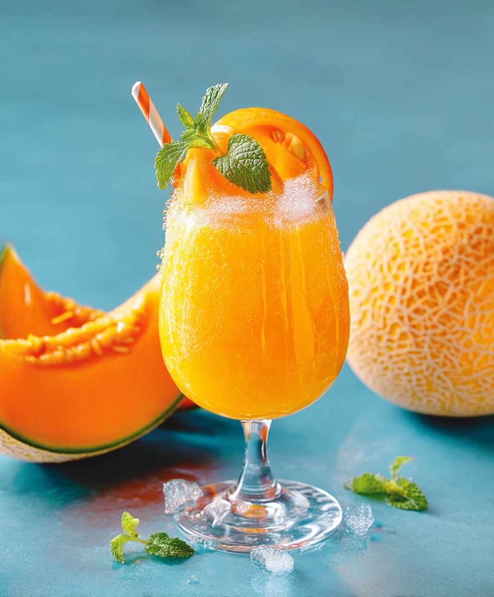 Saure Orangenmelone zubereiten