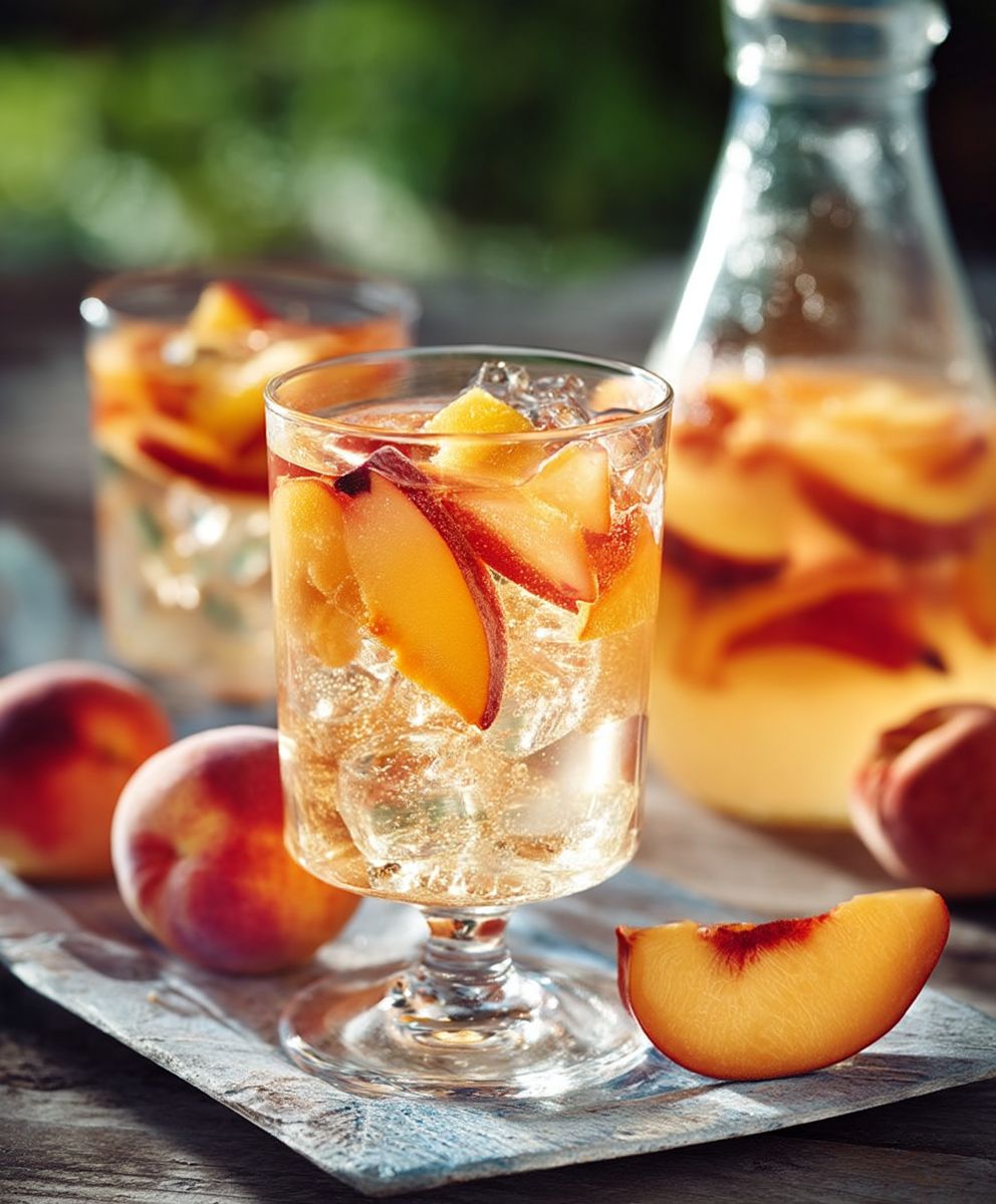 Weißer Sangria Pfirsich