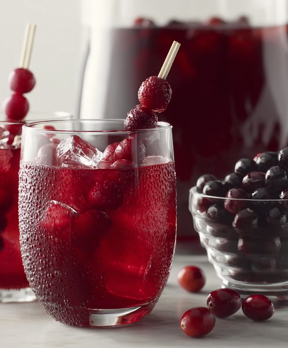Schneller Cranberry Punsch