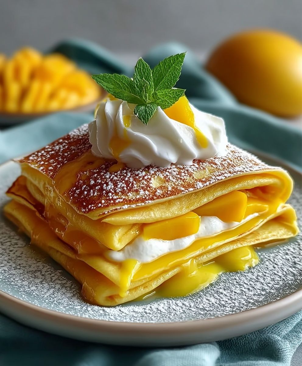 Mango Pfannkuchen