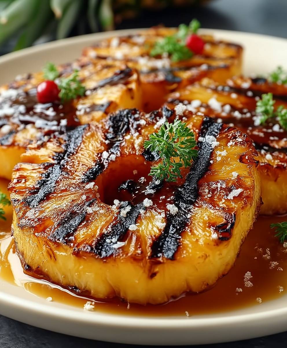 Gegrillte Ananas einfach zubereiten