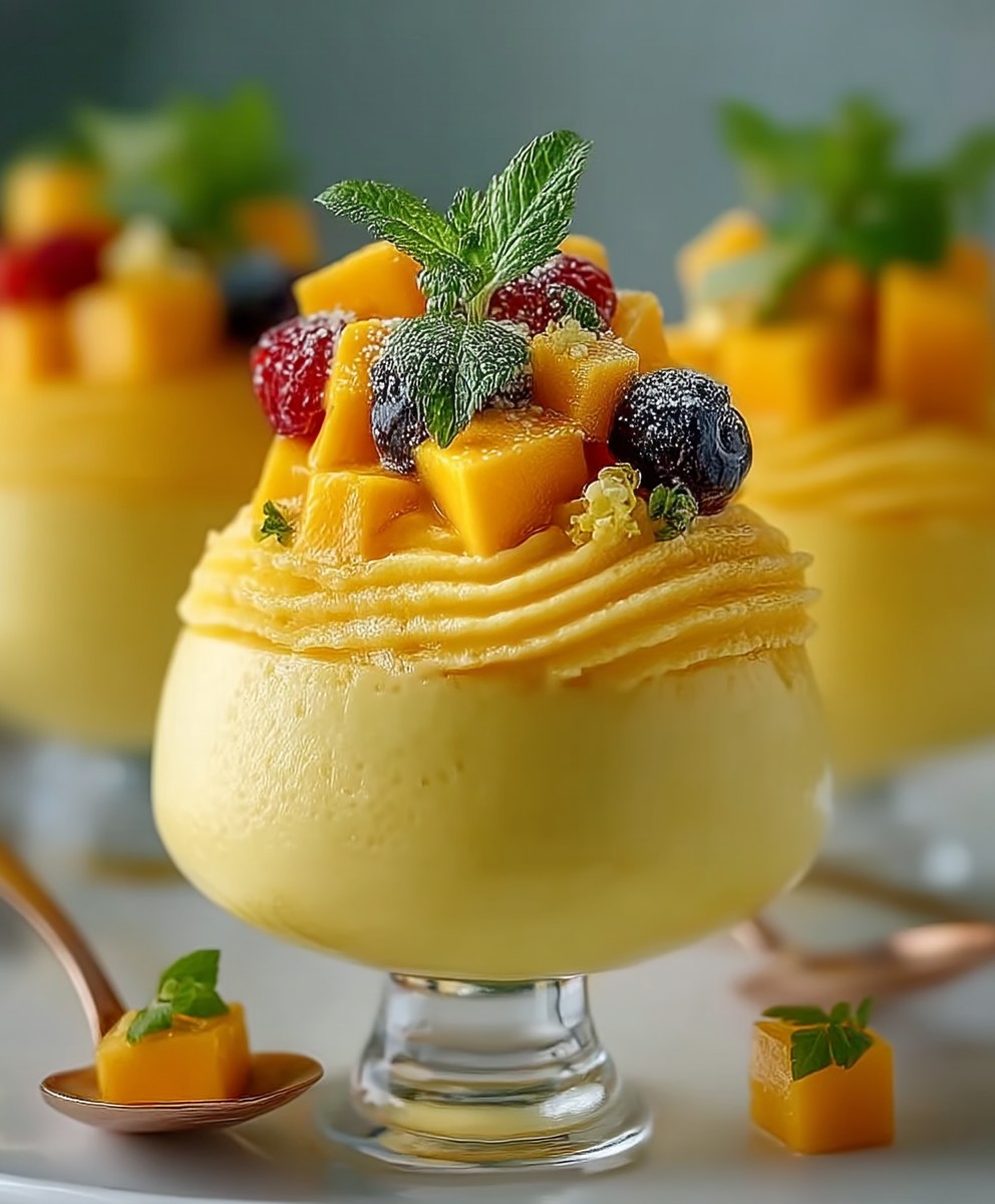Mango Mousse selber machen