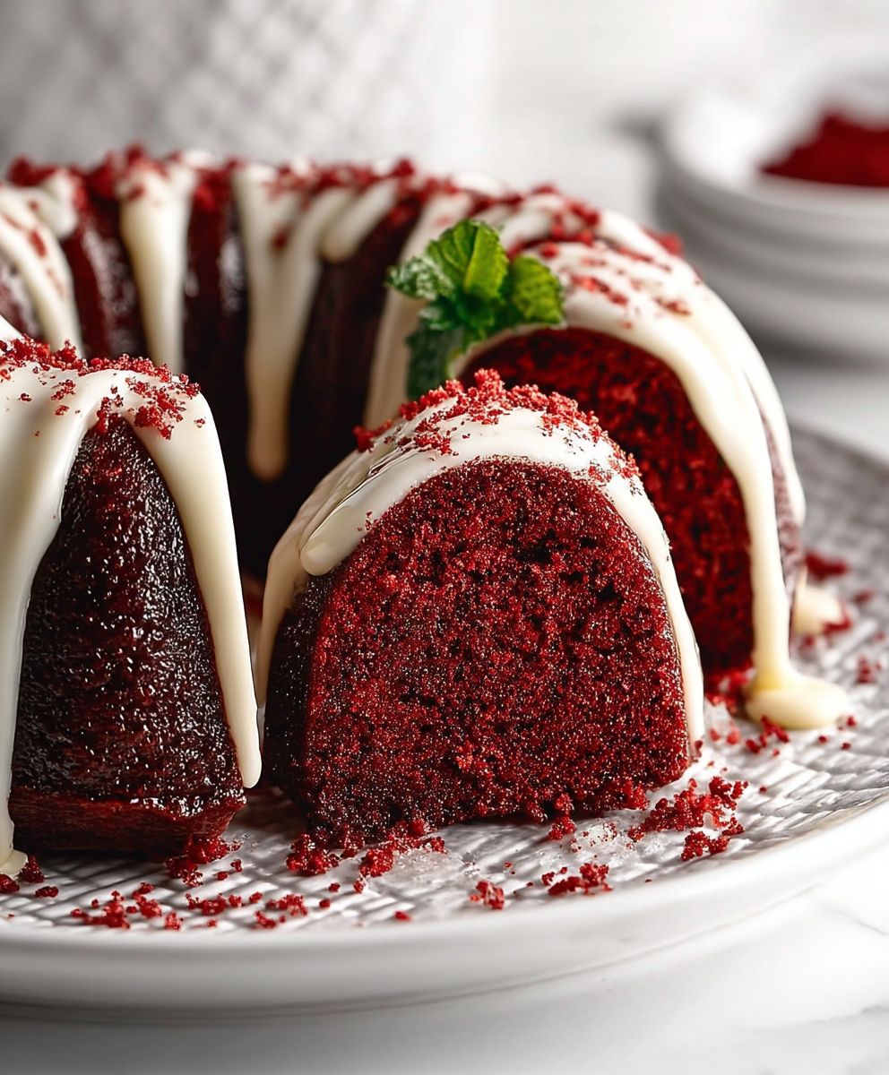 Red Velvet Gugelhupf backen