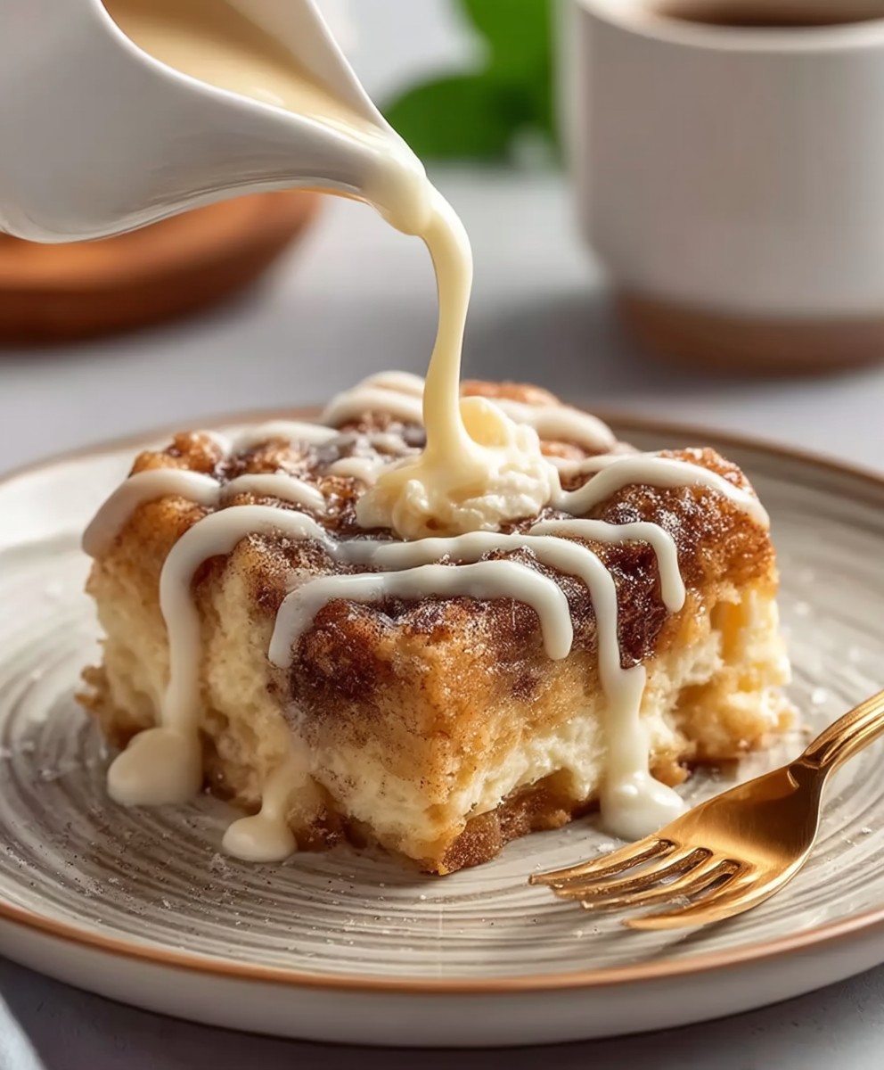 Zimtschneckenkuchen backen
