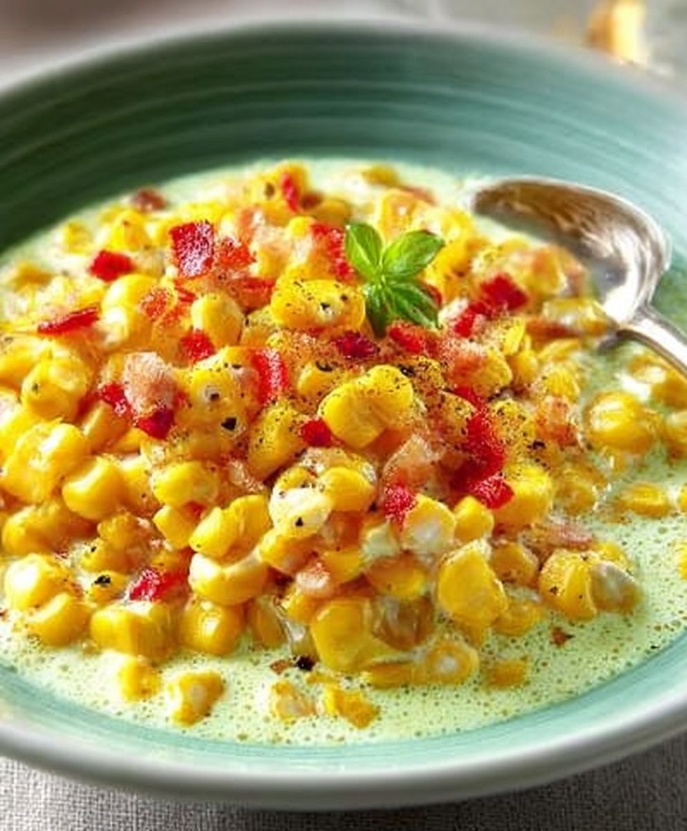 Grüner Chili Mais Sahne