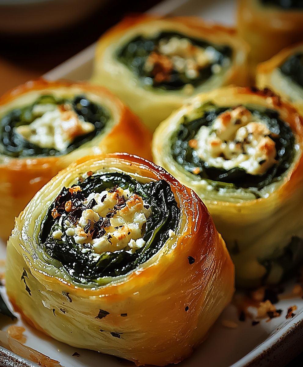 Spinat Ricotta Rollen