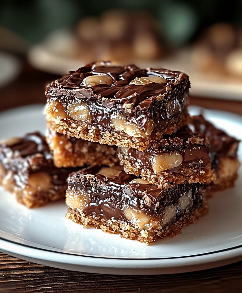 Samoa Cookie Bars backen