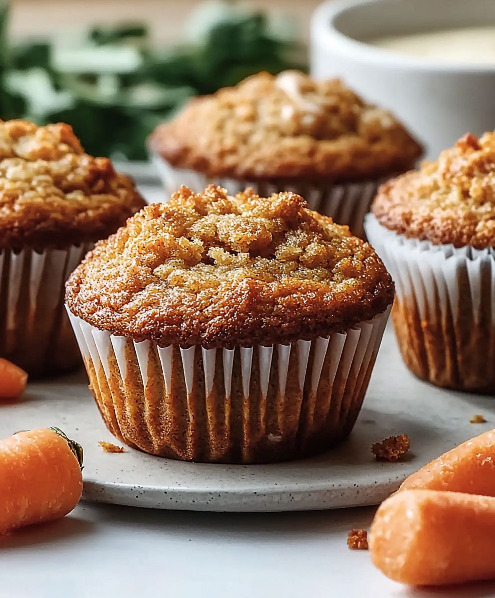 Karottenkuchen Muffins backen