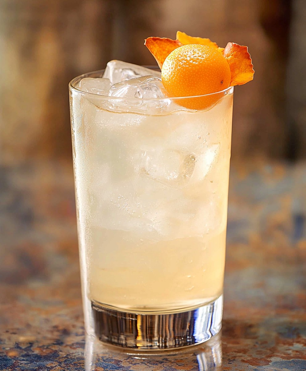 Ingwer Kumquat Collins Cocktail