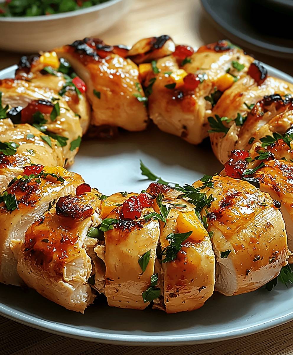 Hühner Sichelkranz backen
