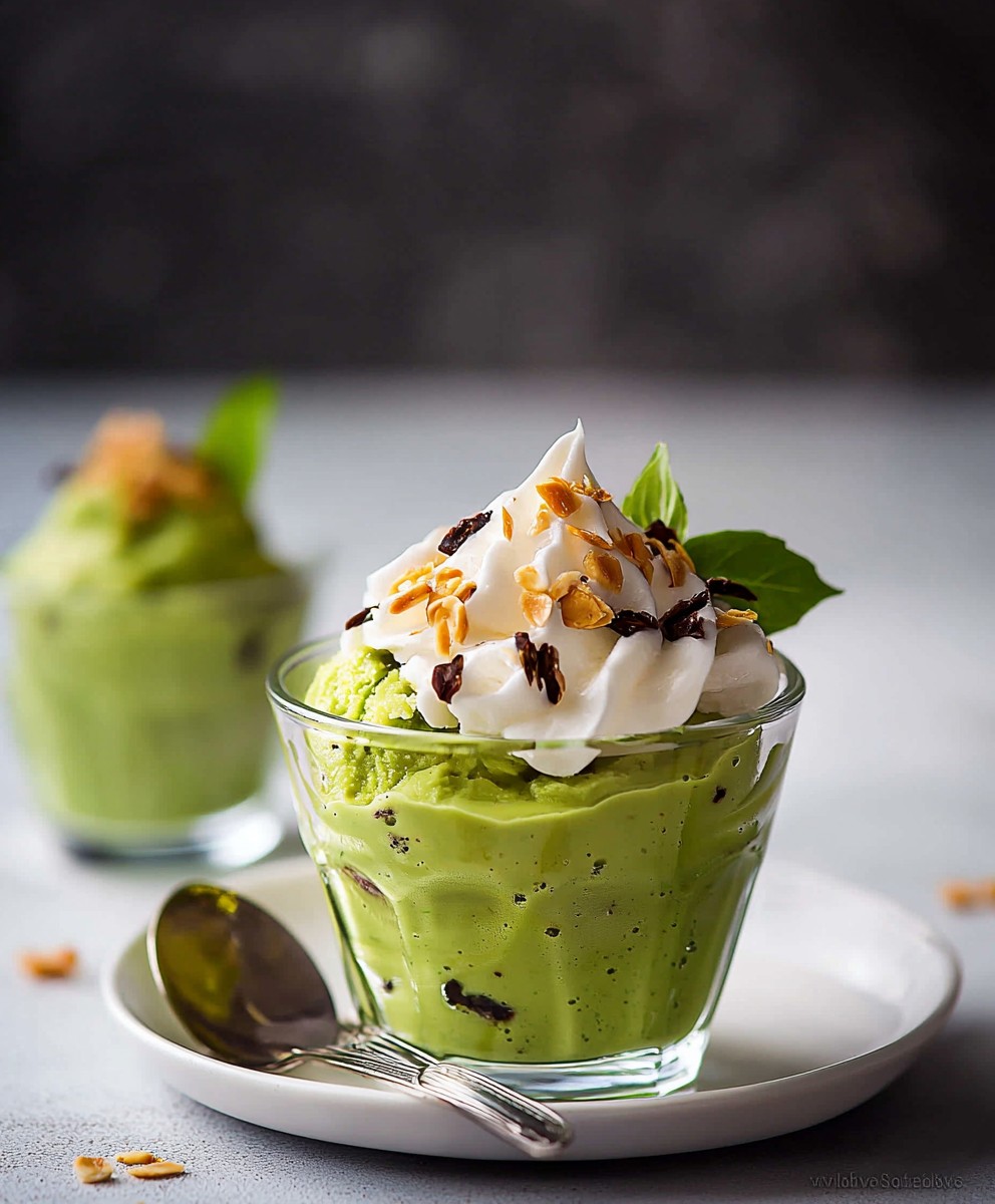 Vietnamesisches Avocado Mousse Eis