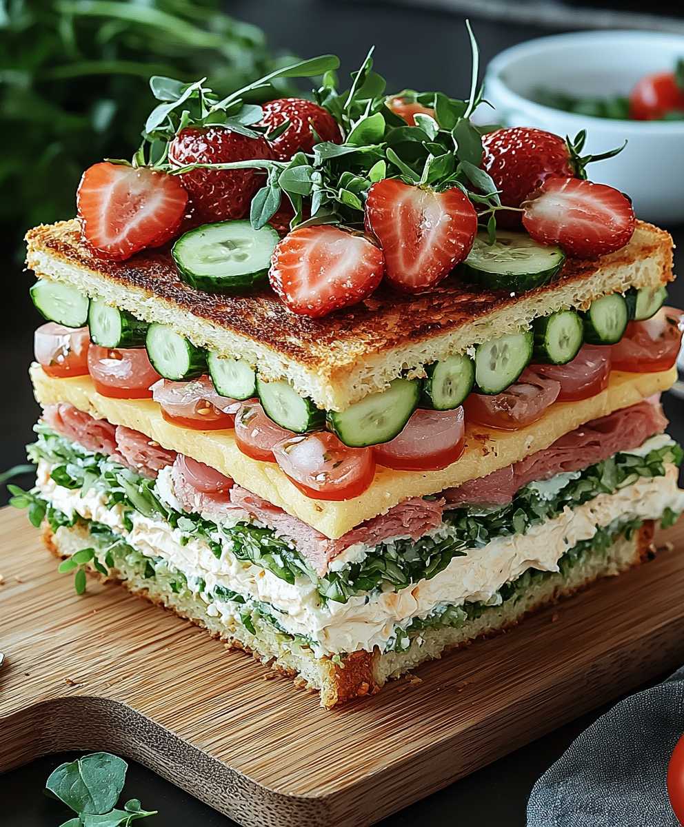 Sandwichkuchen Toast selber machen