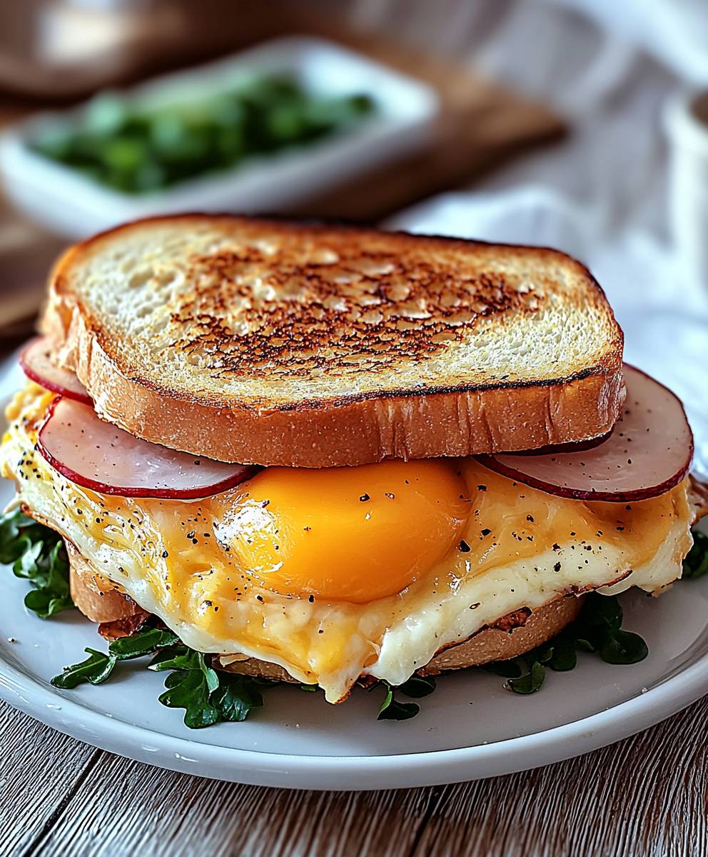 Croque Madame Sandwich