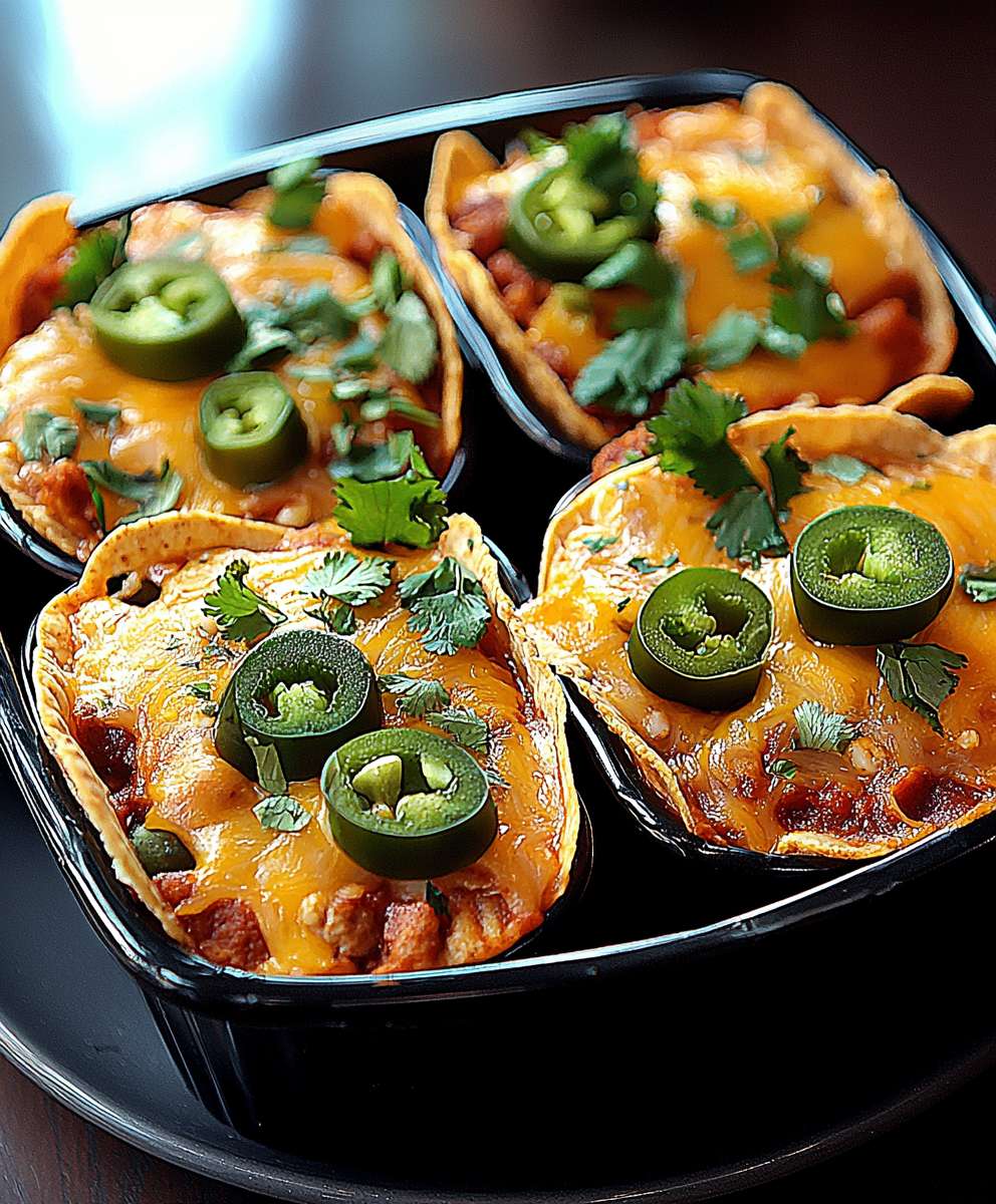 Einfache Enchilada Törtchen