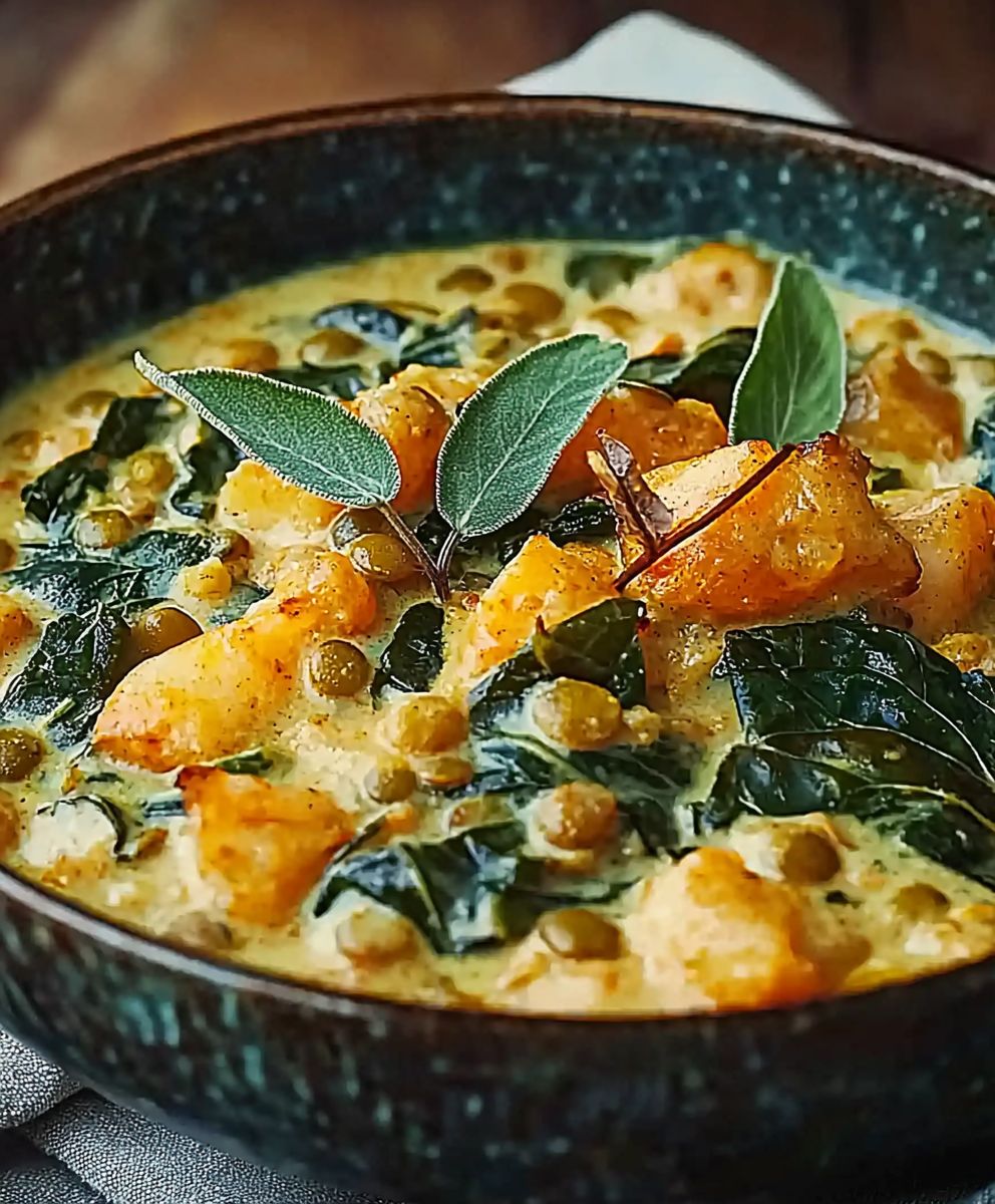 Mangold Linsen Curry