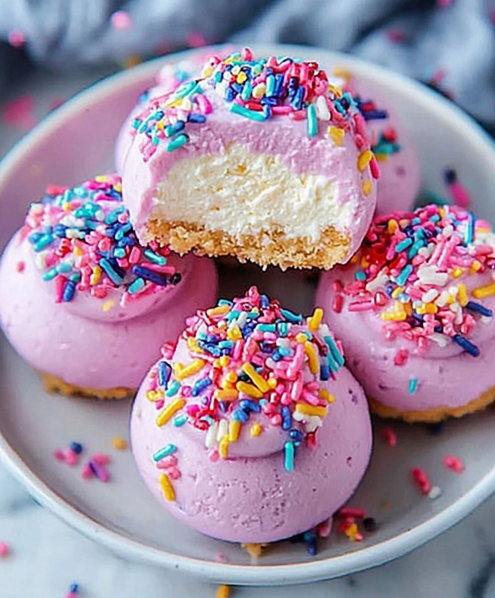 Einhorn Käsekuchen Häppchen