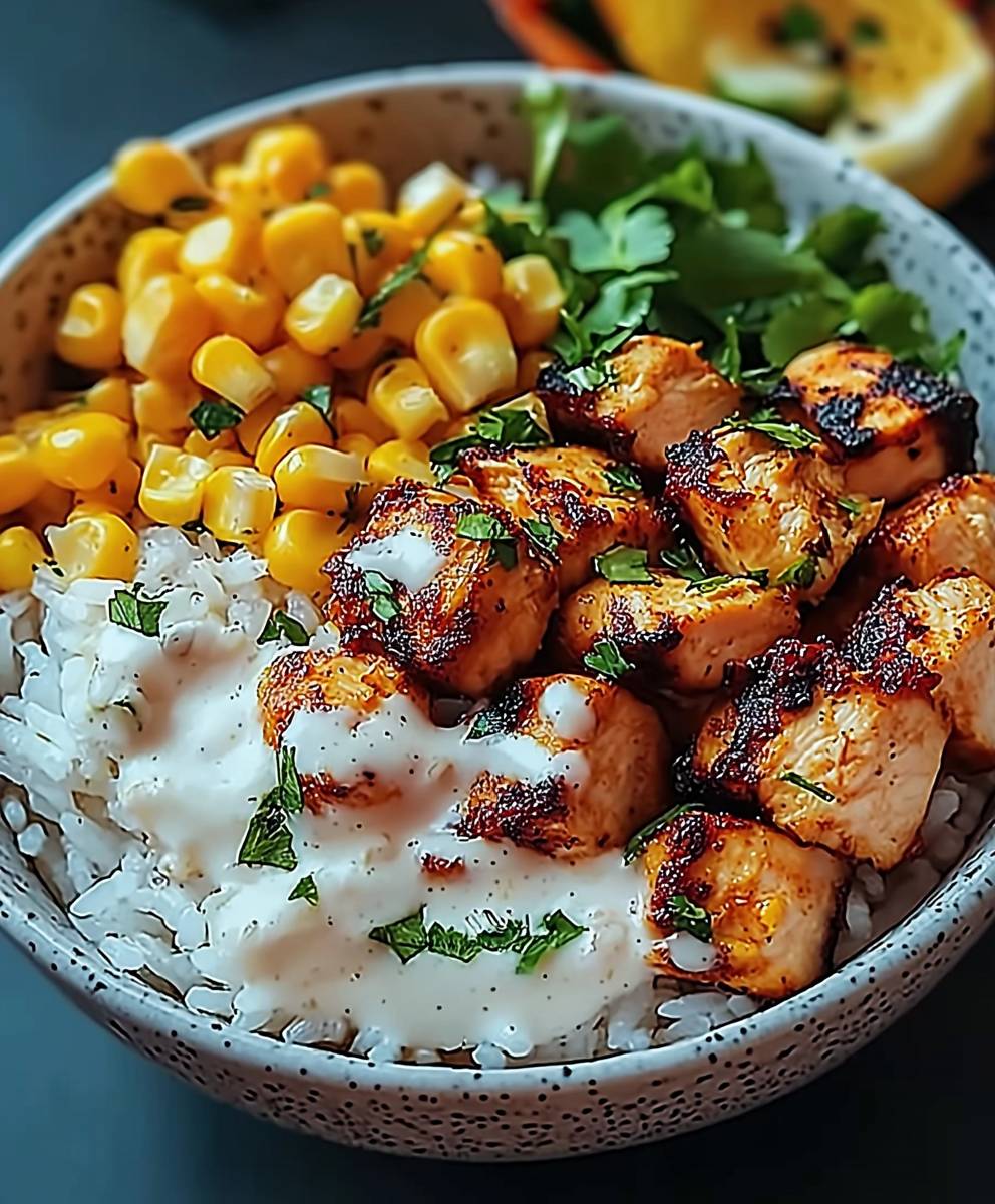 Street Corn Hähnchen Bowl